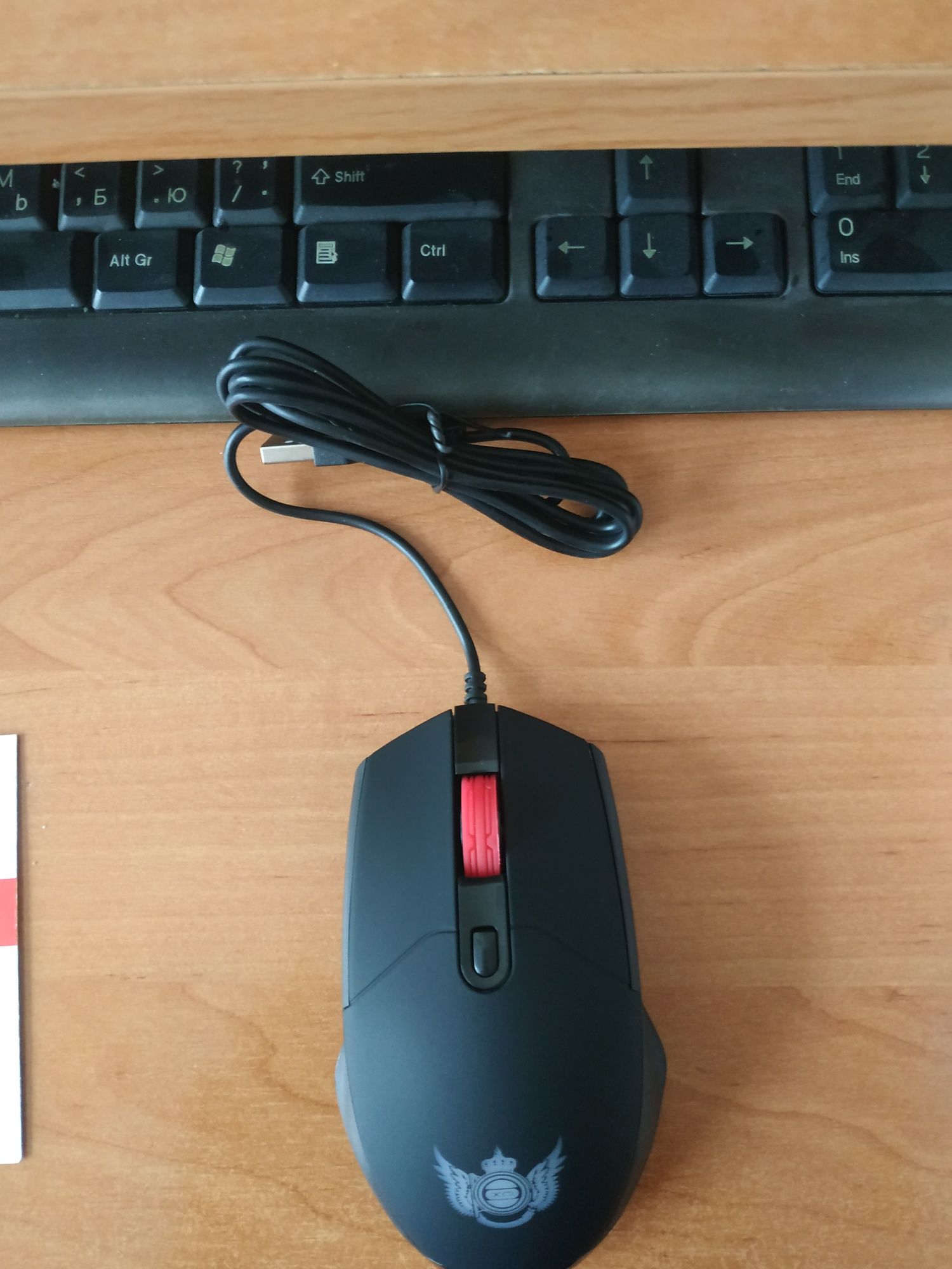 Компьютерная мышь  USB XO M1 черная