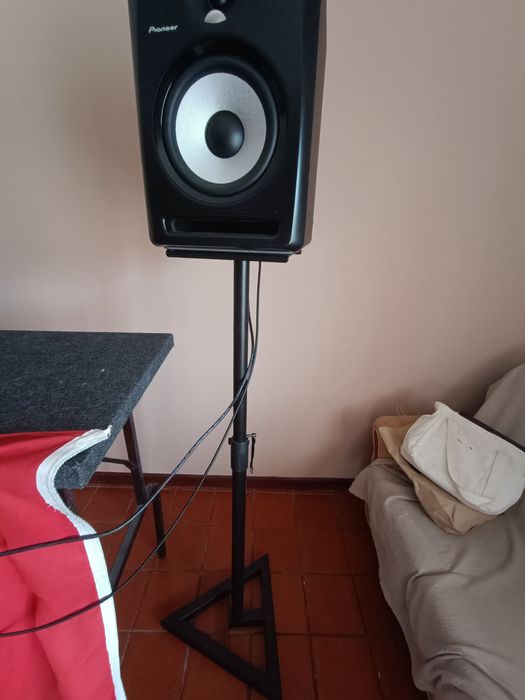 Coluna Monitor Ativa PIONEER S-DJ80X (PAR) + 2 TRIPÉS NOVOS