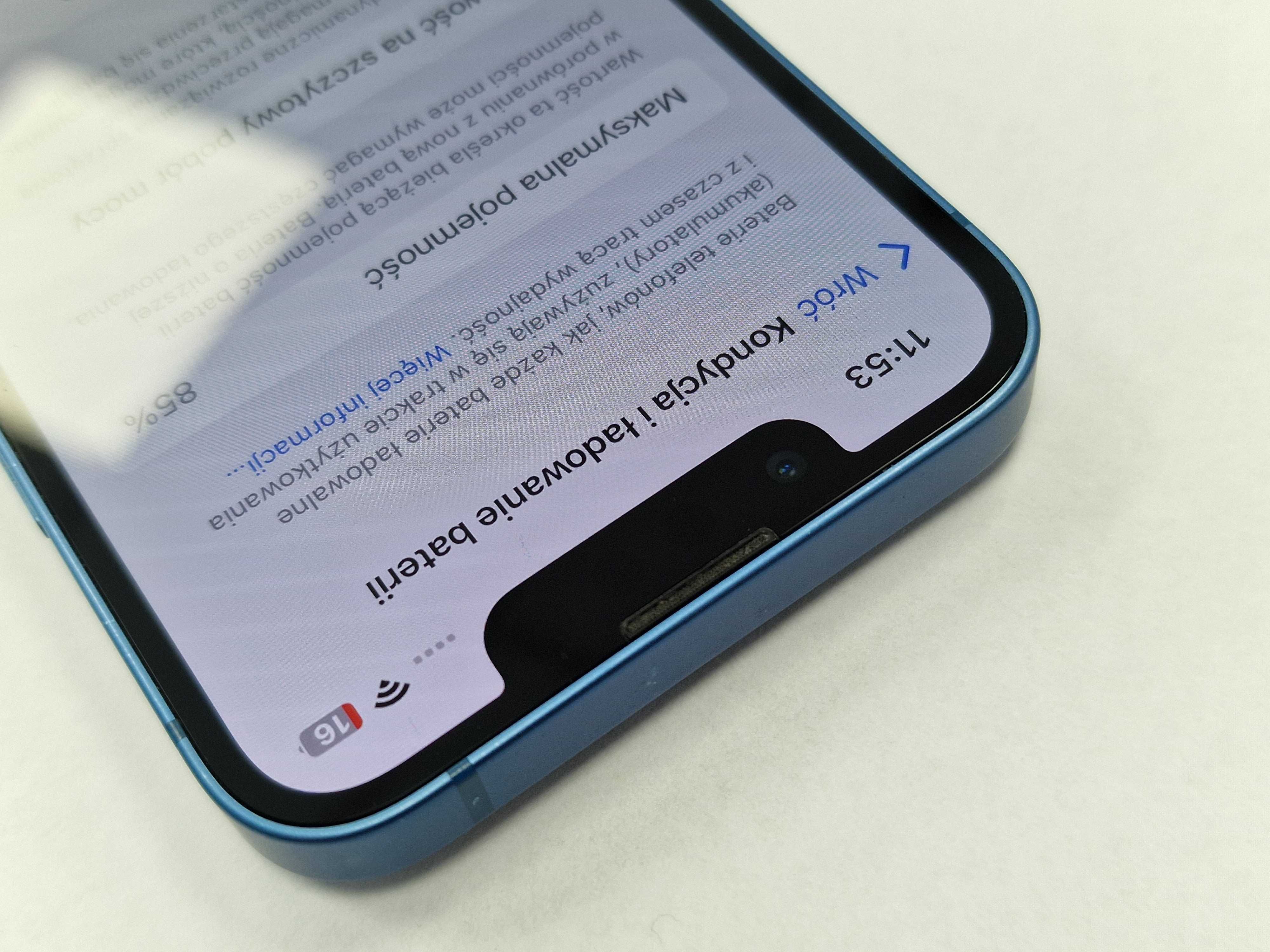 Iphone 13 Mini 128GB/ Blue/ BAT 85%/ Grade A-/ + ładowarka/ FV23%