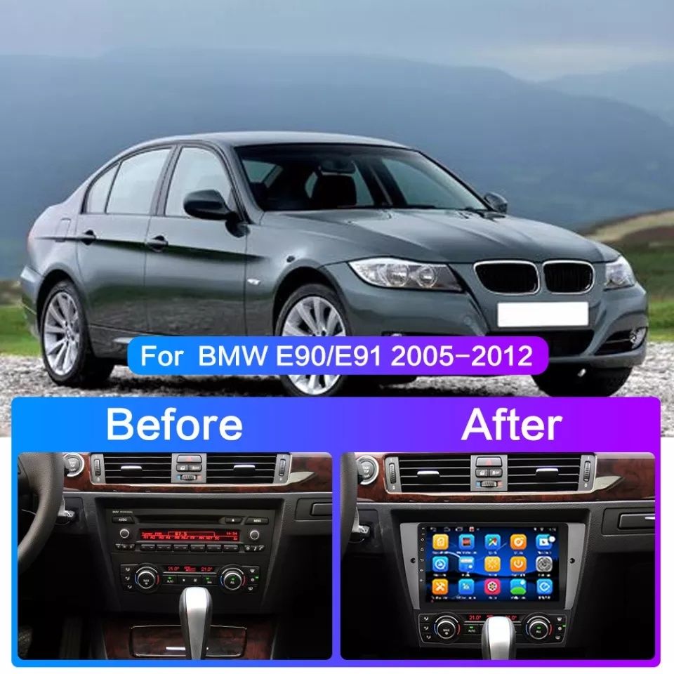 Автомагнитола BMW e90, e91, e92, e93, 3 series на android, gps, wifi