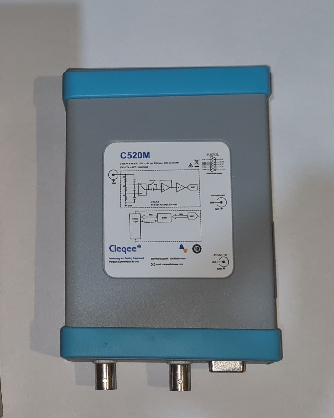 C520M USB-осциллограф 2 х 20МГц, Android