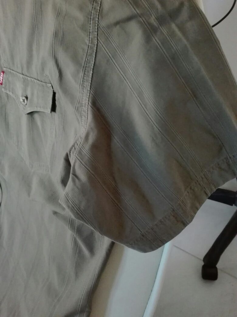 Camisa Levi's Côr Verde seco