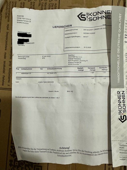 Генератор 5 кВт Konner & Sohnen KS 7000E ATS (новий) + колеса, ручки