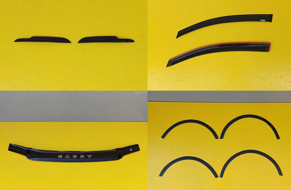 Ветровики Дефлектор окон на Volkswagen Caddy Фольксваген Кадди 04-10р