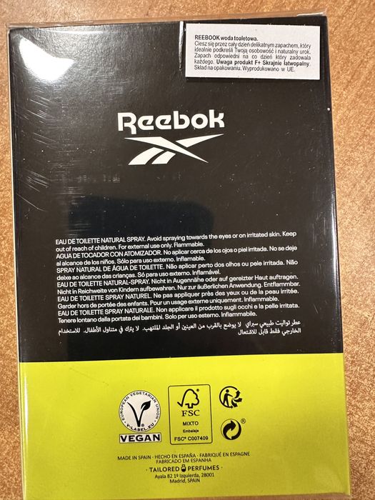 Woda toaletowa Reebok 100ml Inspire Your Mind