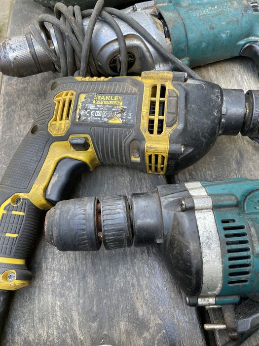 Wiertarka udarowa makita hp2070 hp1630 szlifierka stanley bosch