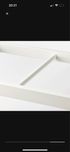 Drążek wieszak na ubrania komponent Ikea Pax 2 sztuki biały 75x35 cm