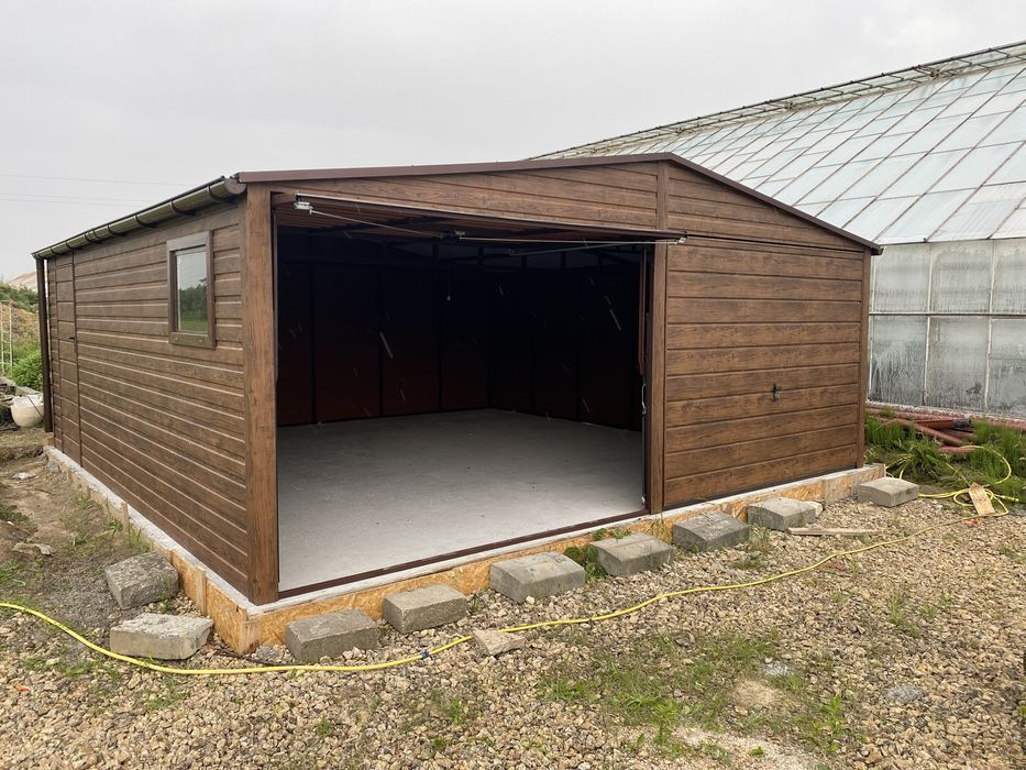 Garaż, Garaże drewnopodobne 6m x 5m lub 6m x 6m , Krótkie terminy