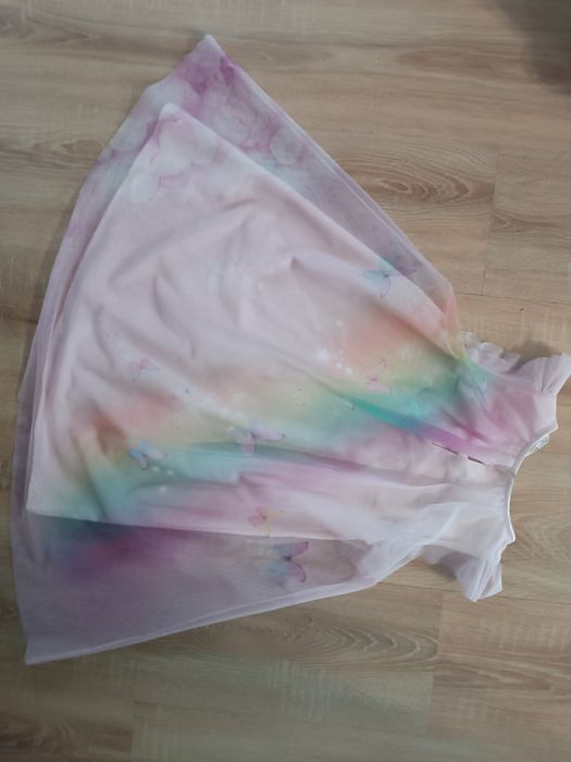 Sukienka tiulowa jednorożec dziewczynka r. 128 H&M