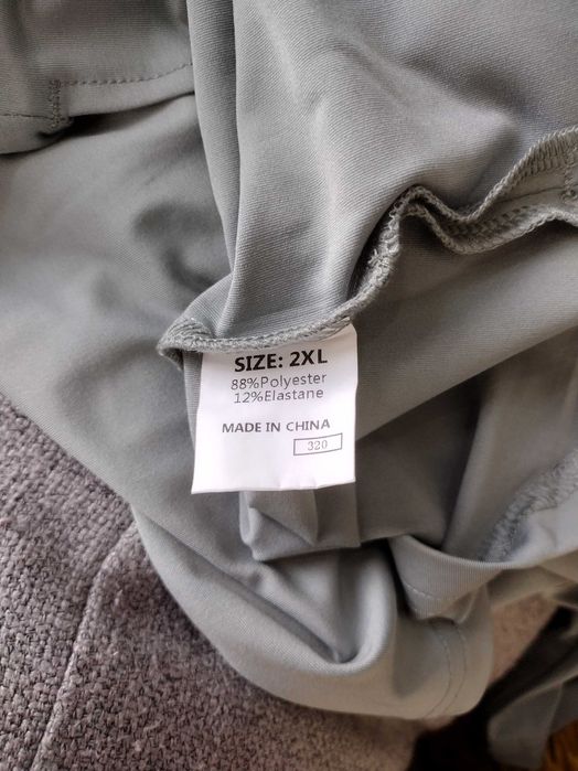 Bluza męska Jmierr z kapturem XXL 3XL – sportowa, jasnozielona / szara
