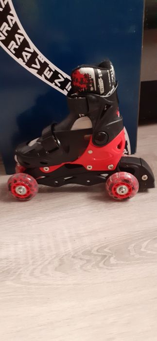 Rolko/wrotki Raven r.29-32 czarnoczerwone.