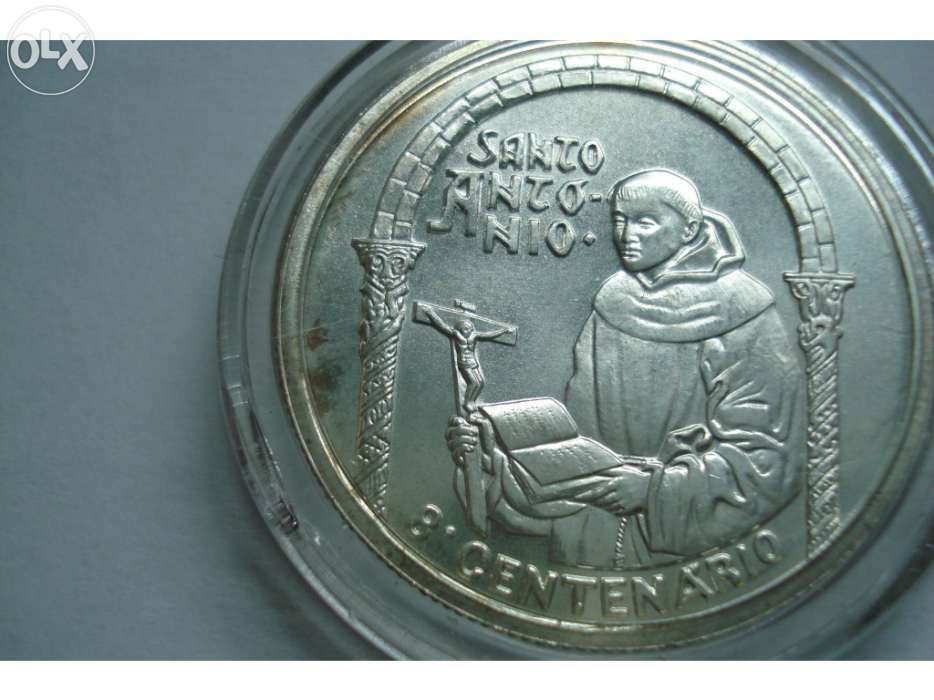MOEDA DE 500$00 em Prata STº. ANTÓNIO - PROOF