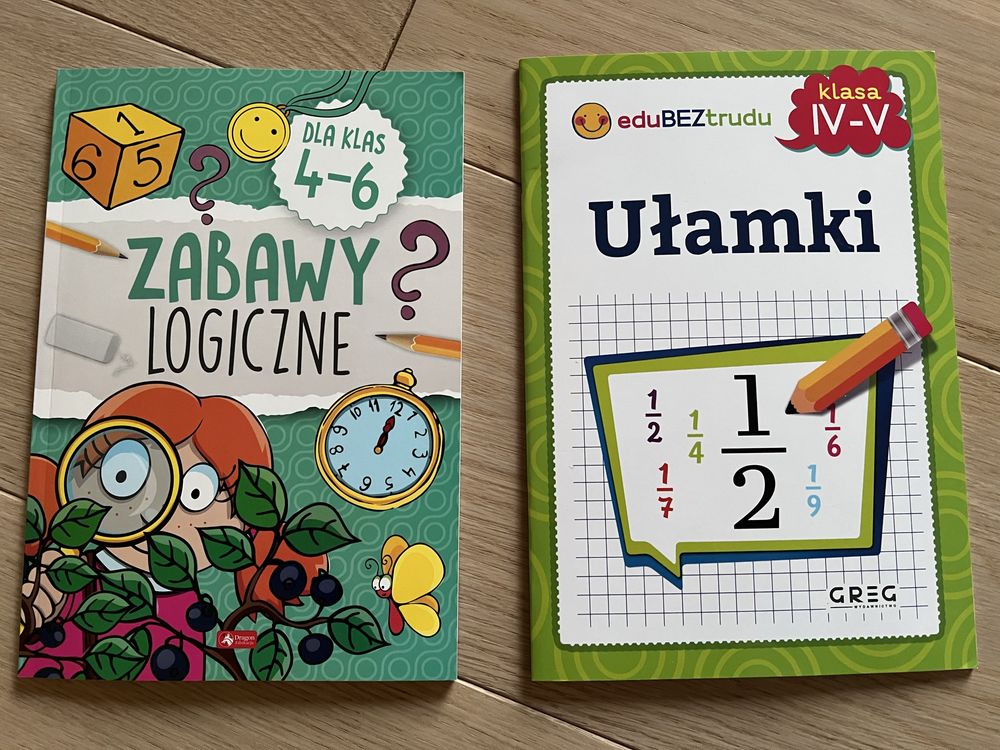 Zestaw dwie nowe ksiazki dla czwartoklasity