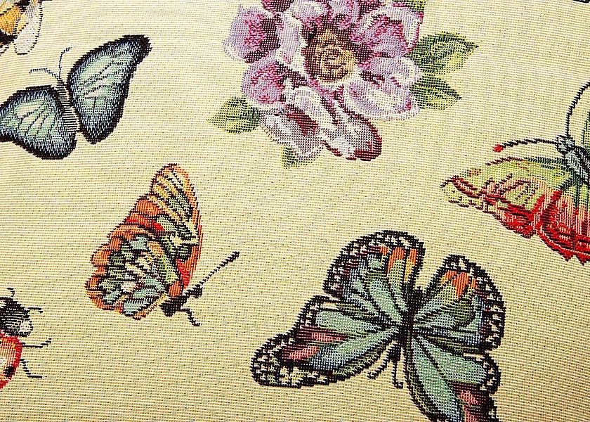 Poszewka na Poduszkę na Jasiek Ozdobna 40x40 Ponadczasowa Gobelinowa N