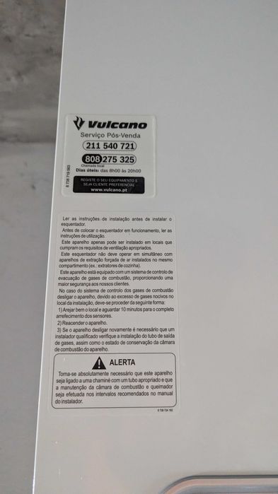 Esquentador Vulcano