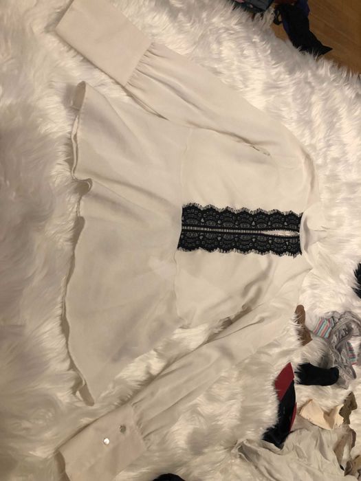 blusa zara branca tamanho s