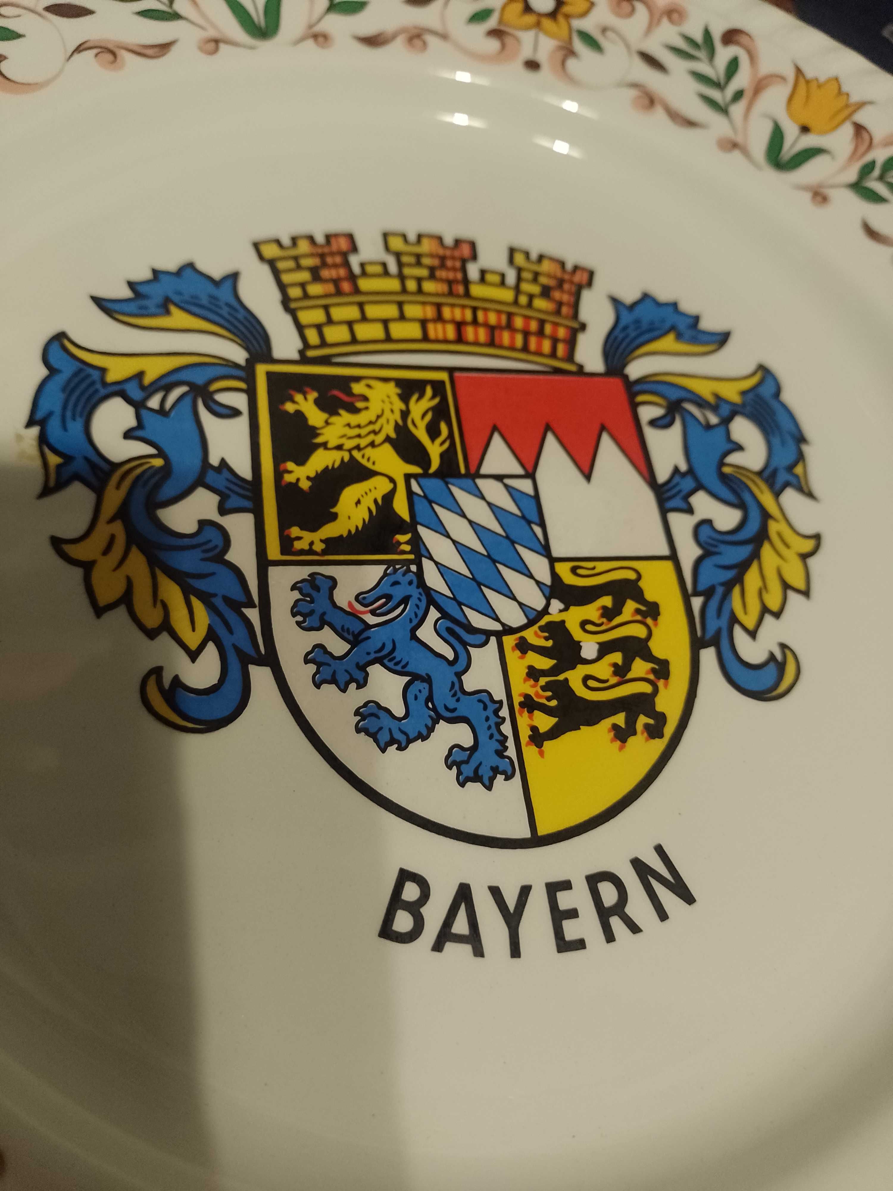 Talerz vintage Bayern porcelana
