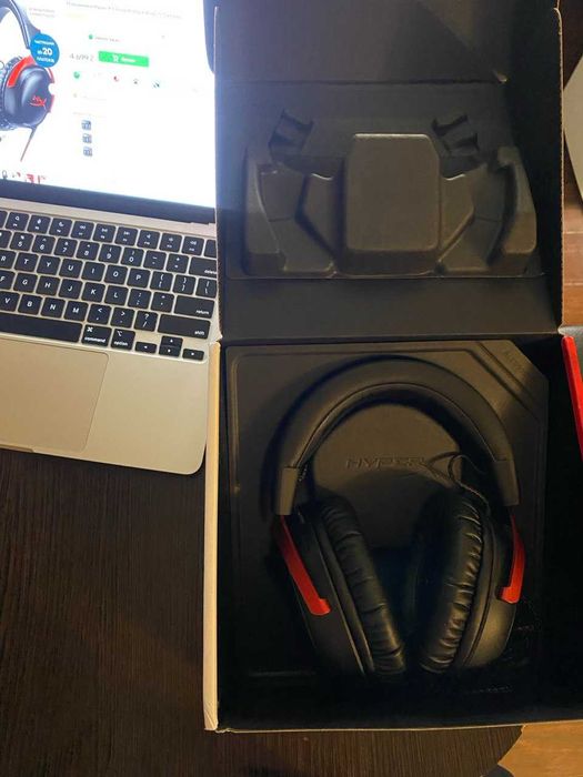 Наушники HyperX cloud 3 + оригинальный кейс