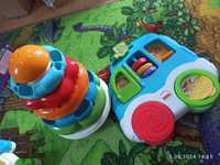 Zabawki dla niemowląt wieża i samochód