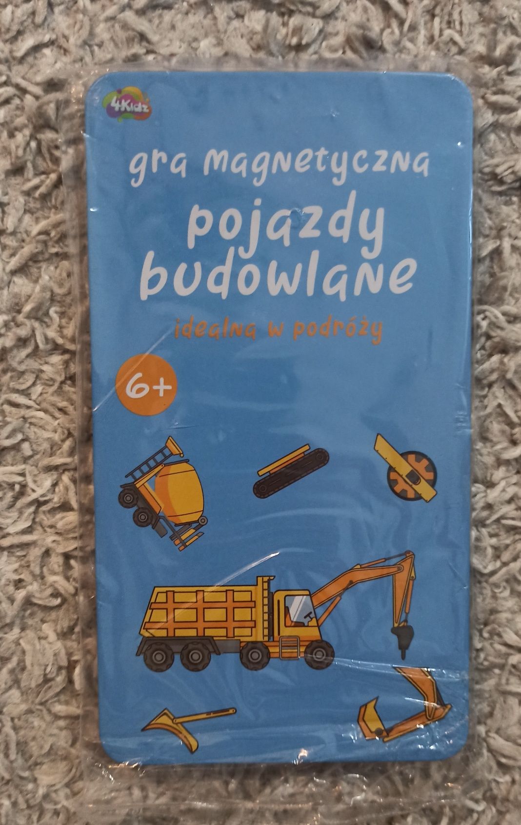 Gra magnetyczna pojazdy budowlane 6+