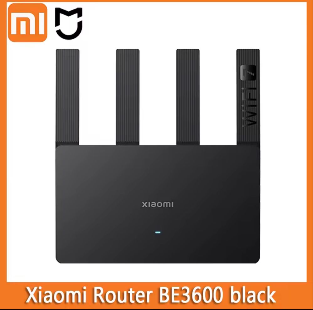 Xiaomi BE3600 чорний всі гігабітні порти