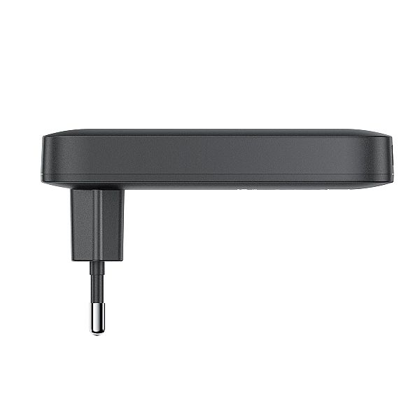 Ładowarka Acefast A100/65W GaN 2 USB-C+ USB-A ultra cienka - czarna