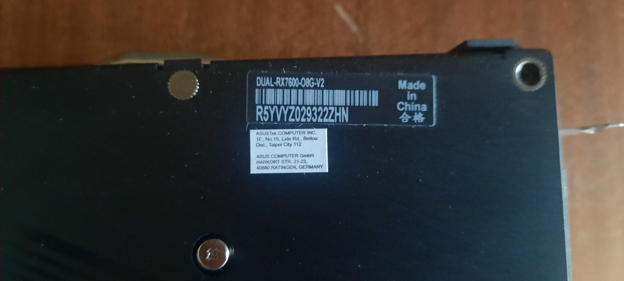 Відеокарта ASUS Radeon RX 7600 OC Dual 8Gb