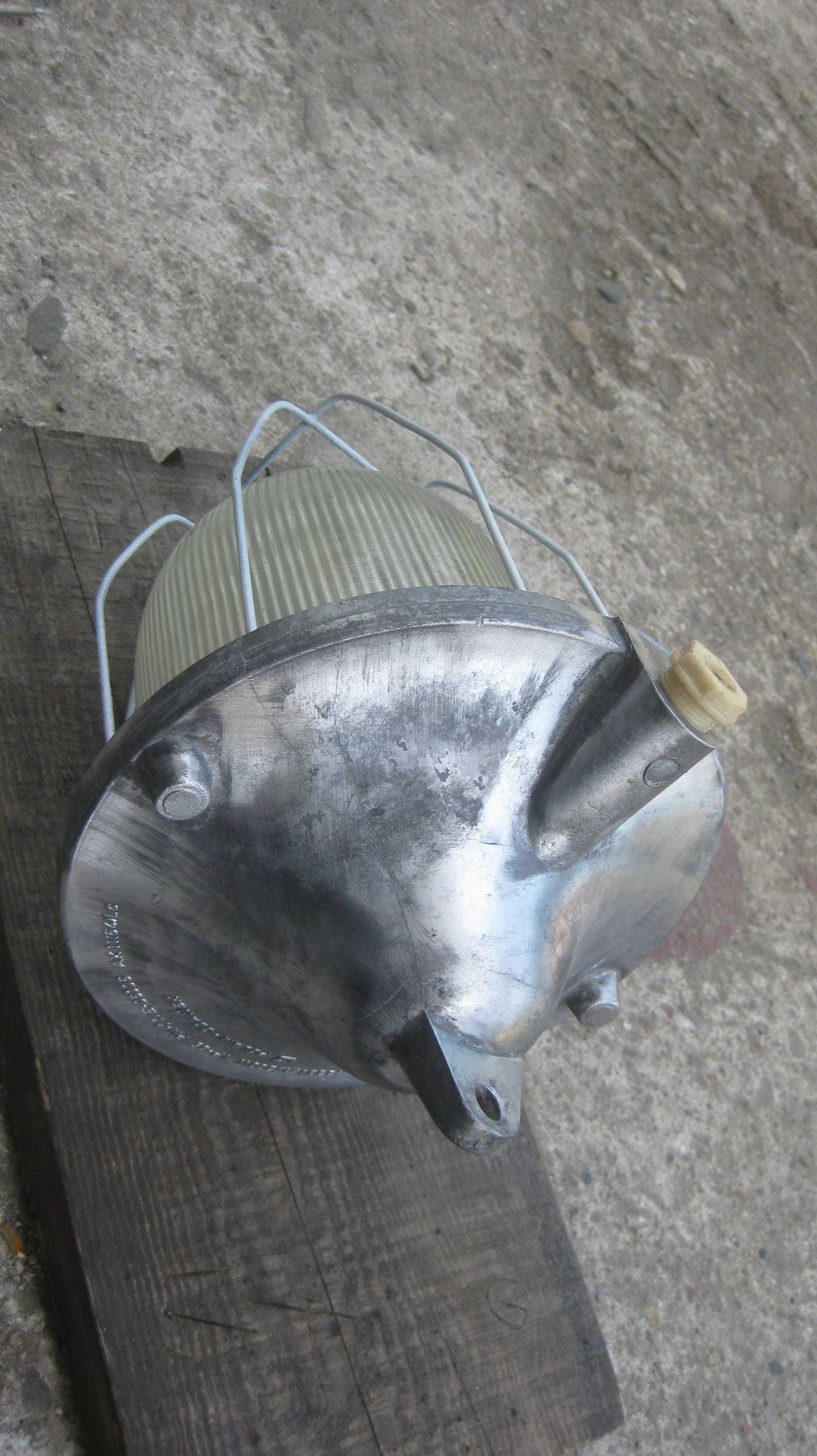 lampa wisząca aluminiowa PRL