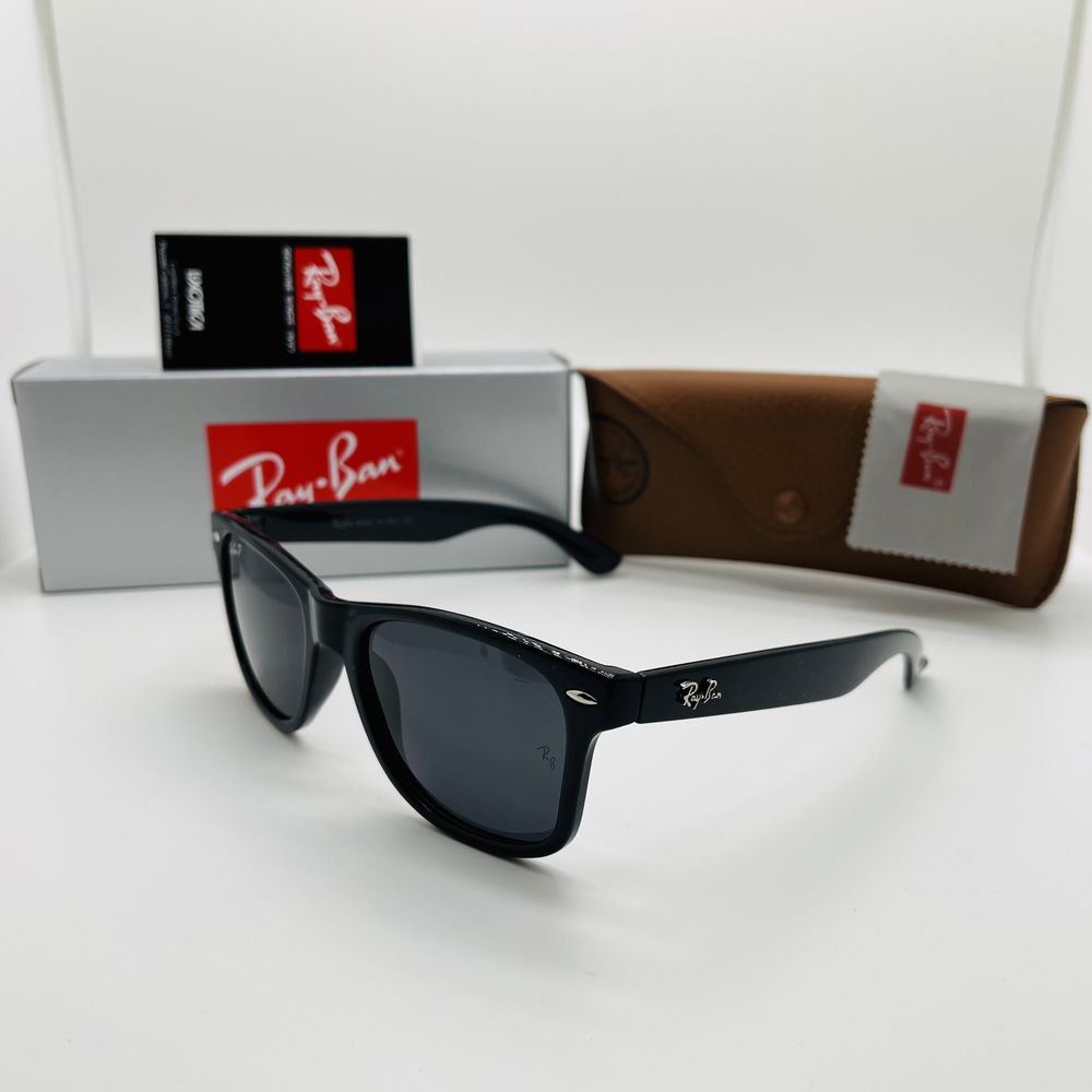 Поляризаційні окуляри Ray Ban Wayfarer 2140P Glossy Black