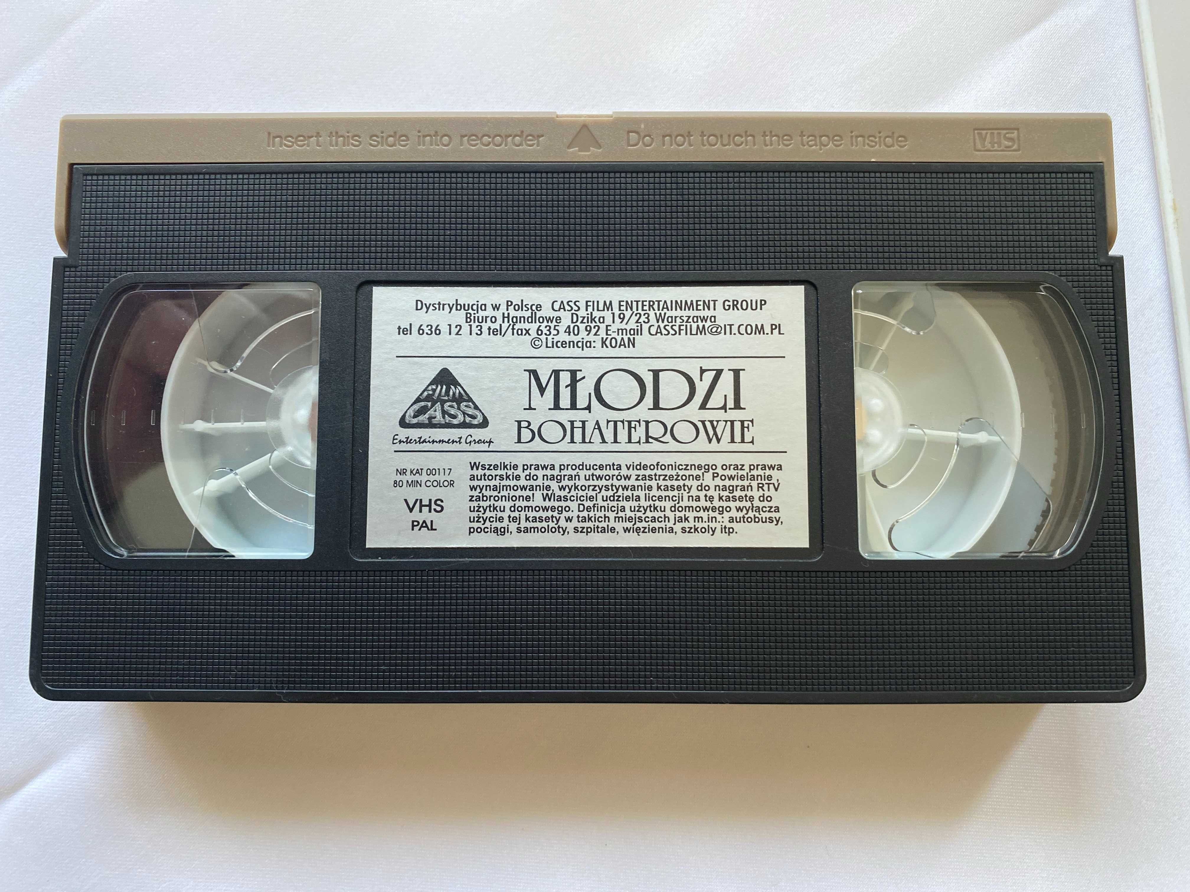 Mlodzi Bohaterowie-film dla dzieci na VHS