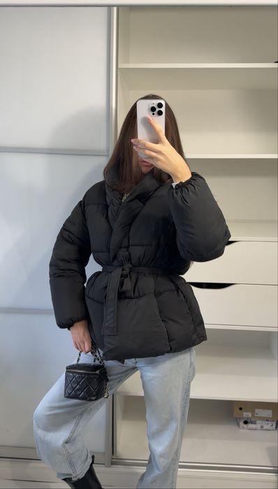 Пуховик куртка кімоно