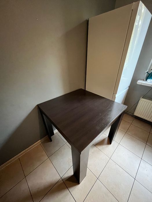 Stół rozkładany ciemnobrązowy