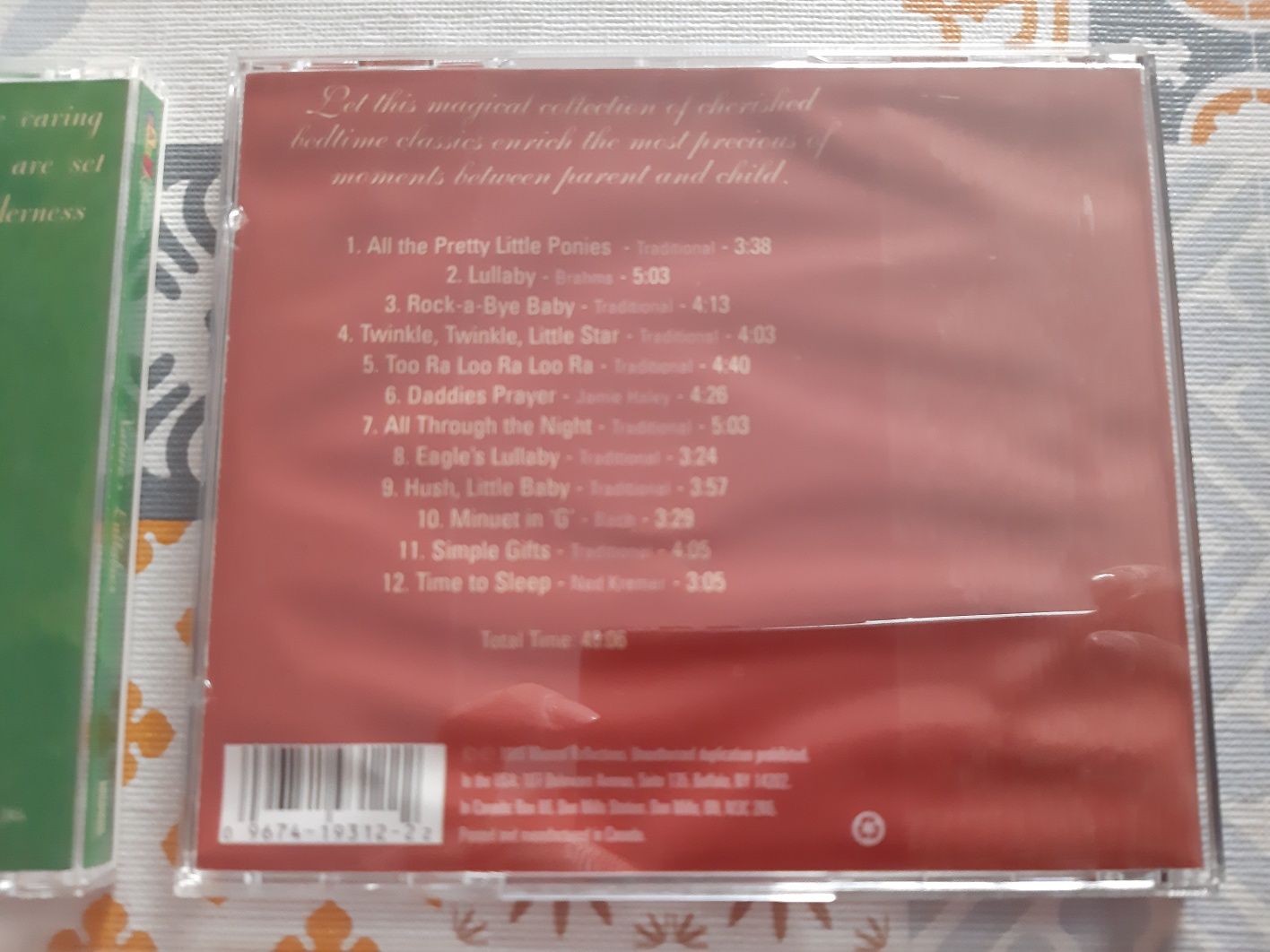 2 CD áudio bebé Lullabies Música de embalar