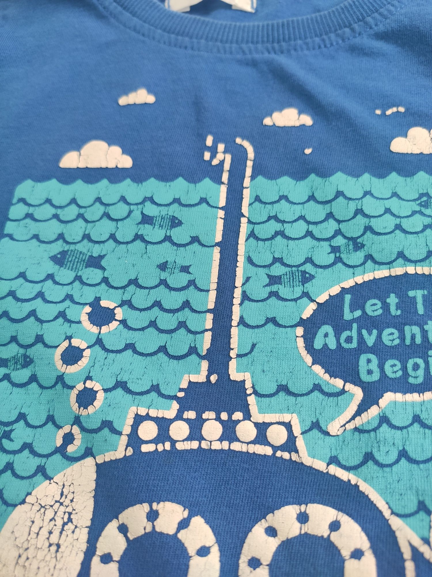 Koszulka T-shirt Pepco chłopiec lato 86 morskie