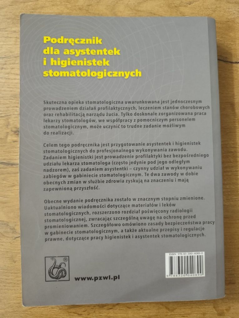 Podręcznik dla asystentek i higienistek stomatologicznych, red.Jańczuk