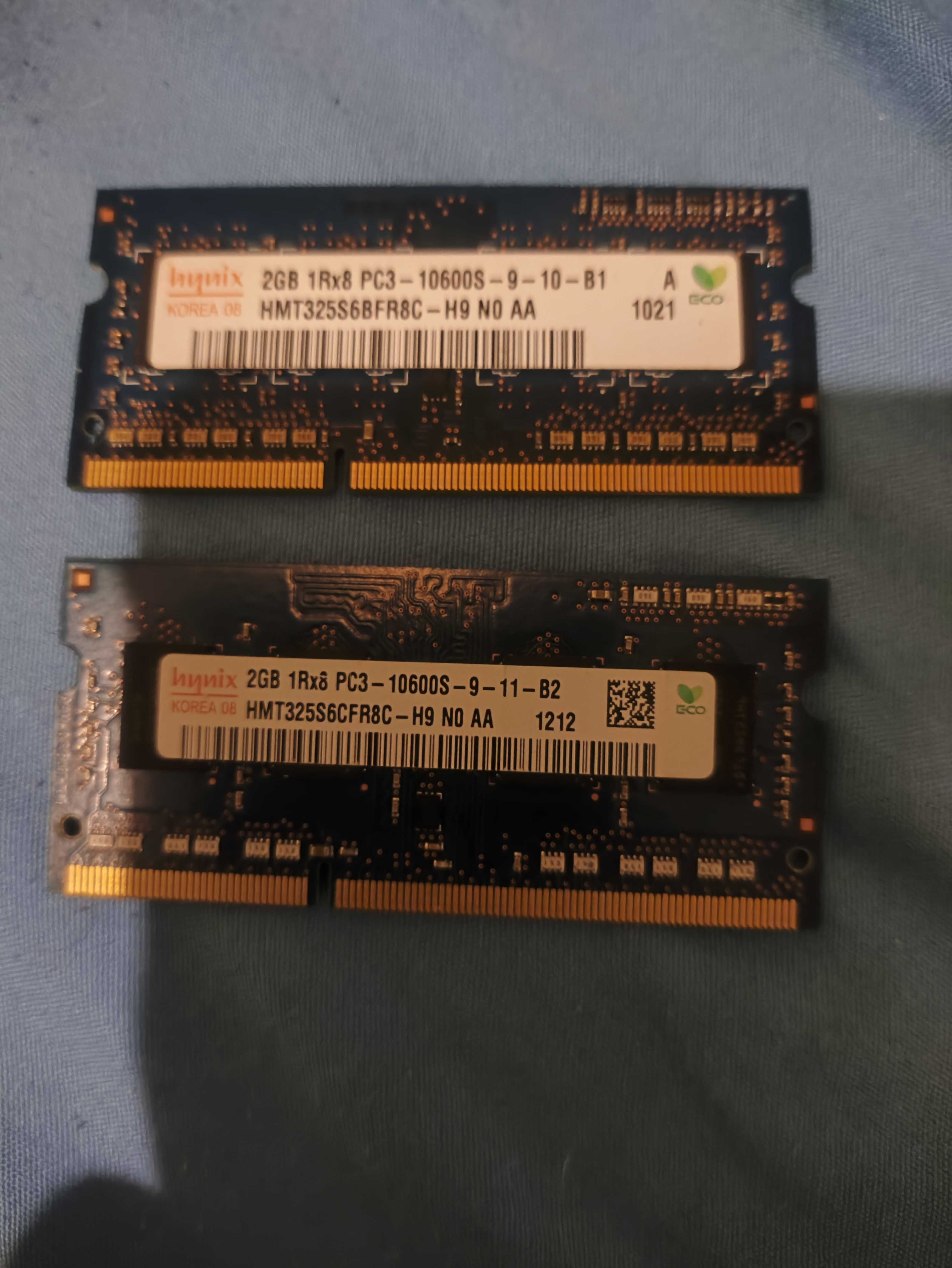 Pamięć RAM DDR3 1333MHz 4 GB Zestaw tych samych Hynix Pary