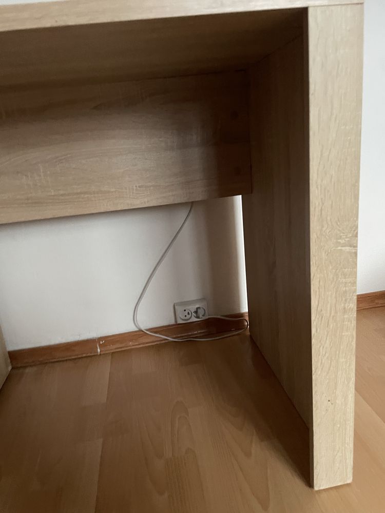 Biurko z szuflada i szafka jak nowe