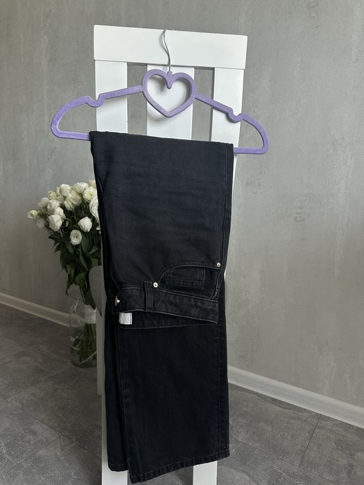 Джинси чорні ZARA 38р