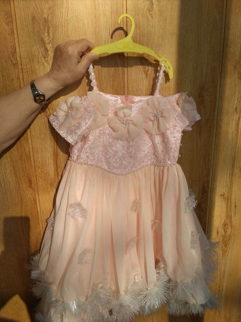 Праздничное платье с болеро на утренник 3 -6 лет