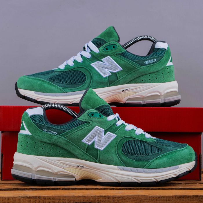 (1686) Чоловічі Кросівки New Balance 2002R хакі (41-46) - В,єтнам