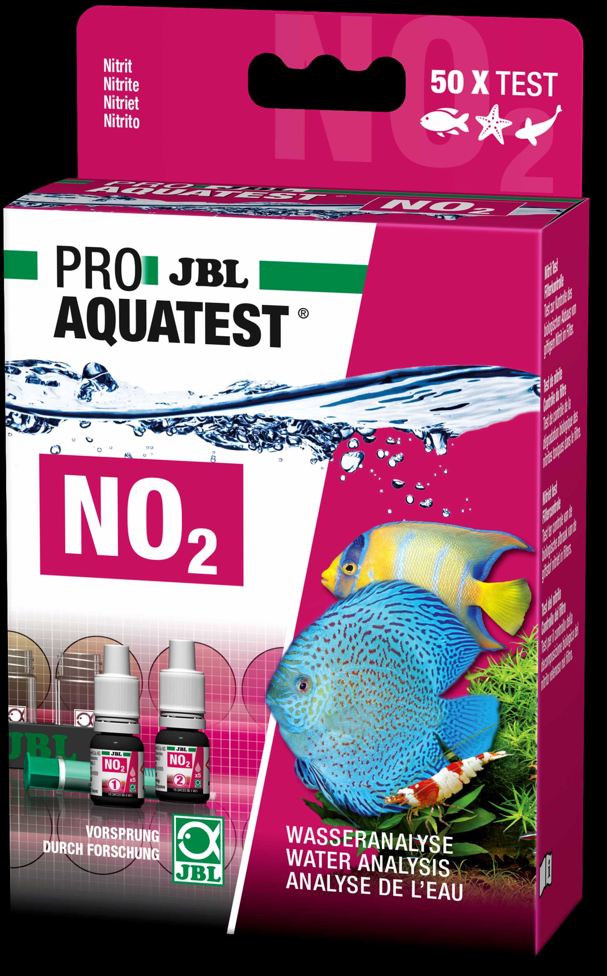 JBL PROAQUATEST NO2 Azotyny Szybki test do azotynów + GRATIS