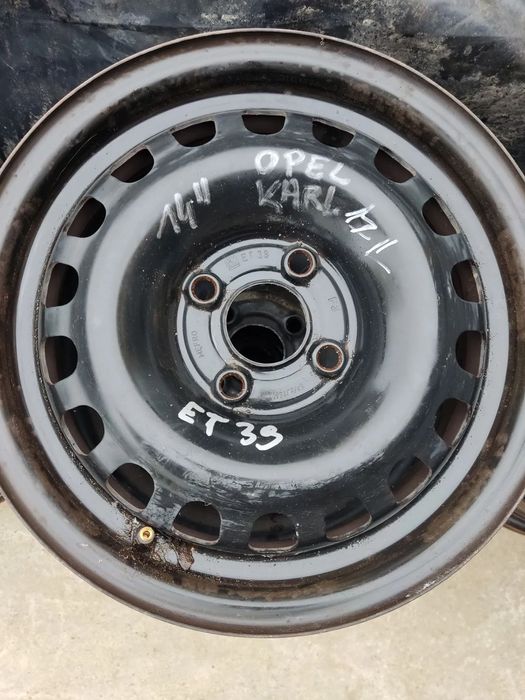 Felgi stalowe Opel Karl Corsa 14 cali 51/2J14h2 ET39 4x100