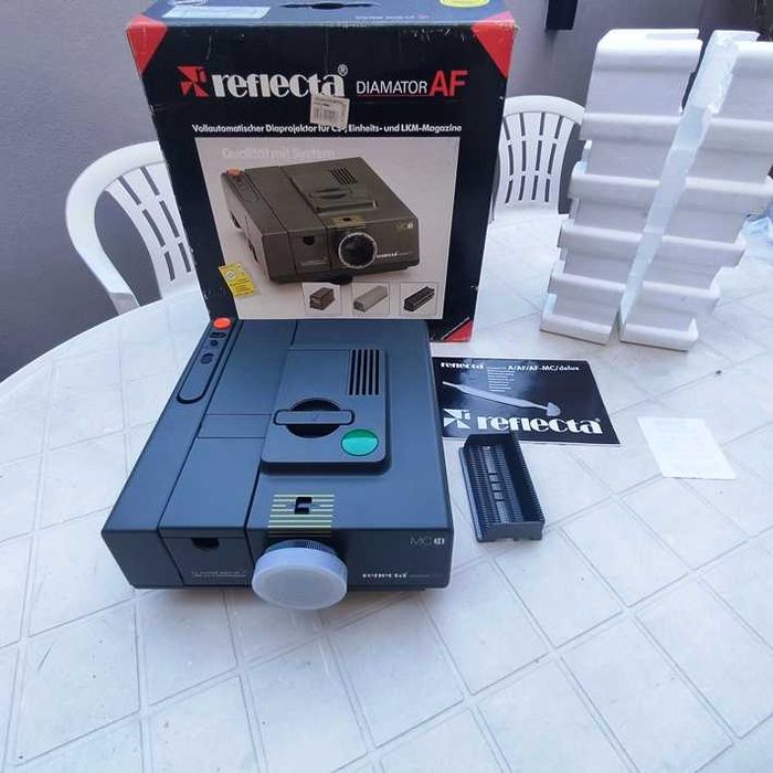 Projetor de slides automático Reflecta Diamator AF Agfa CS LKM