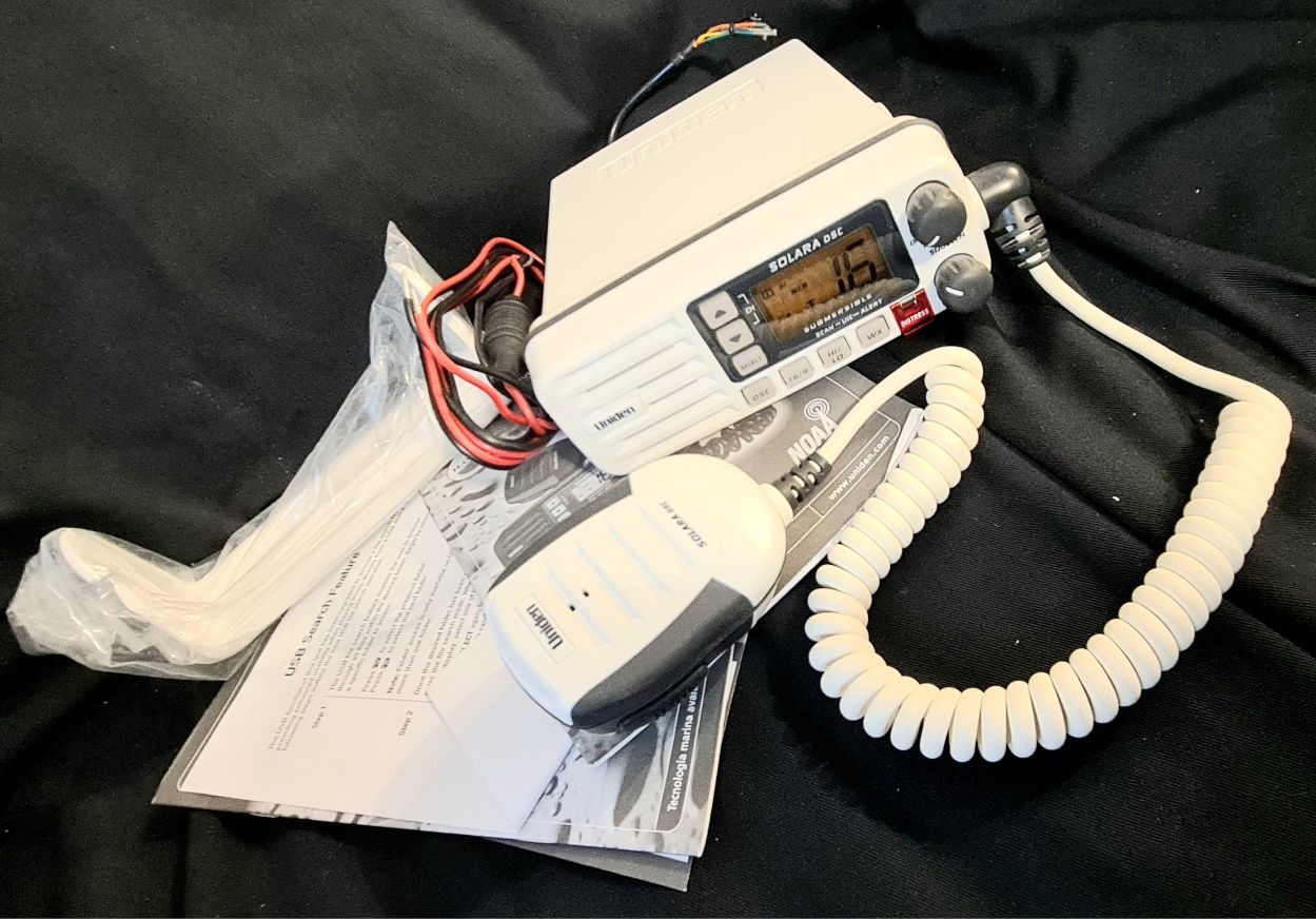 Radio Morskie DSC Uniden Solara MARINE CB Yacht VHF GMDSS NOAA MMSI