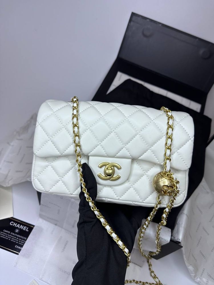 Жіноча сумка з натуральної шкіри Chanel Шанель