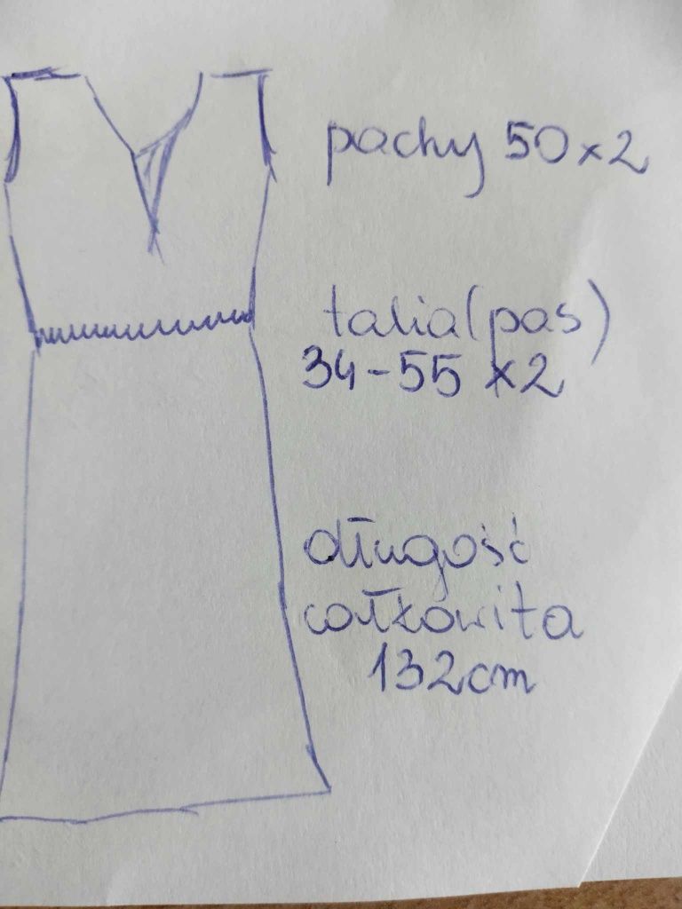 Śliczna, długa sukienka r.38-42