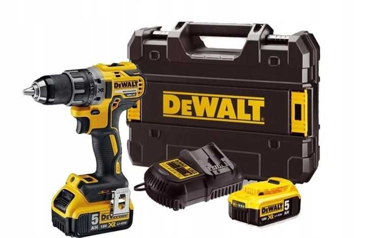 Wkrętarka DCD791P2 DeWalt 18V 2x5,0Ah BITY WIERTŁA OTWORNICE 217ele.