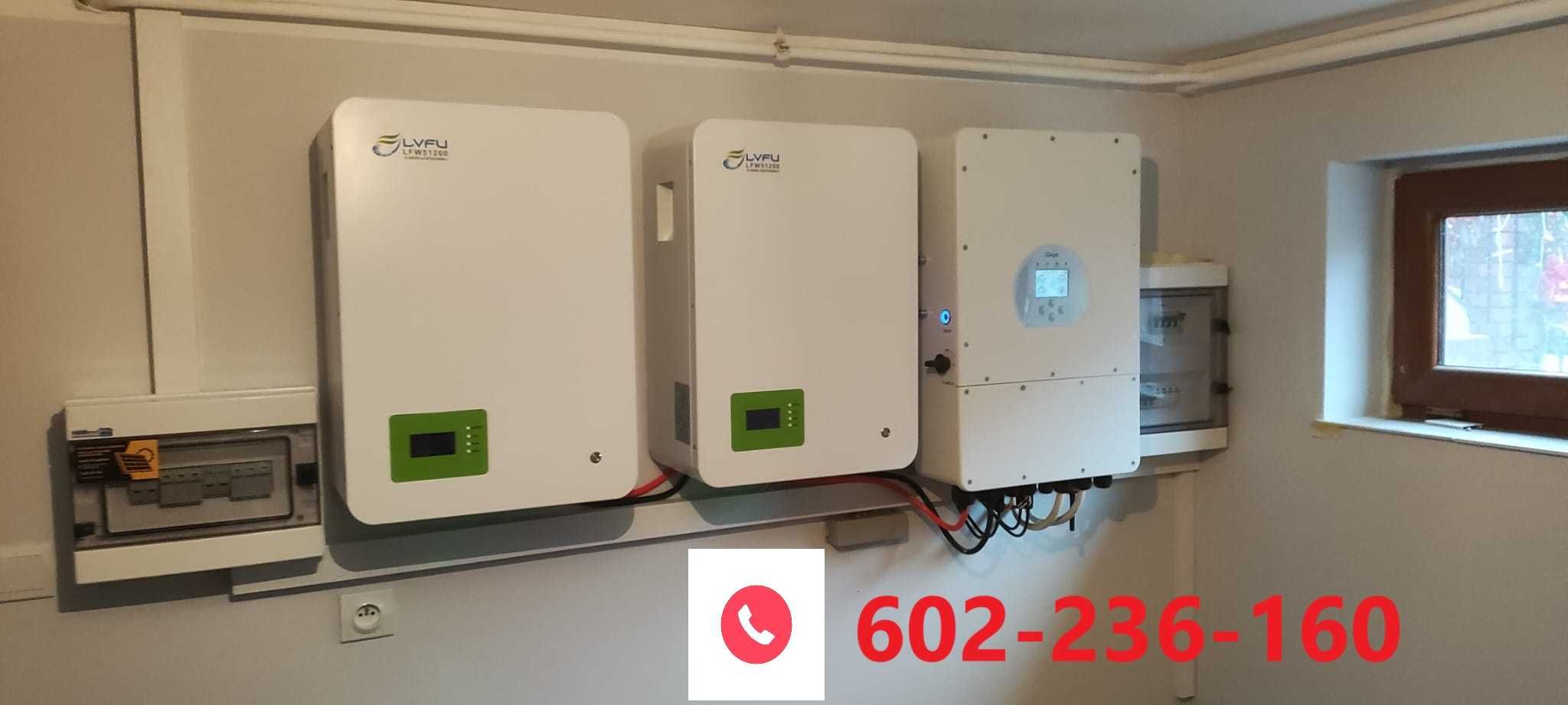 Instalacja fotowoltaiczna 5kw, magazyn energii , montaż , serwis