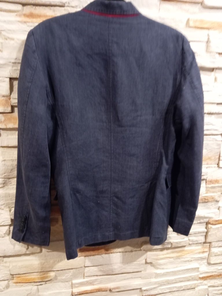 Lniana marynarka męska Zara Men r.48.   C.T.