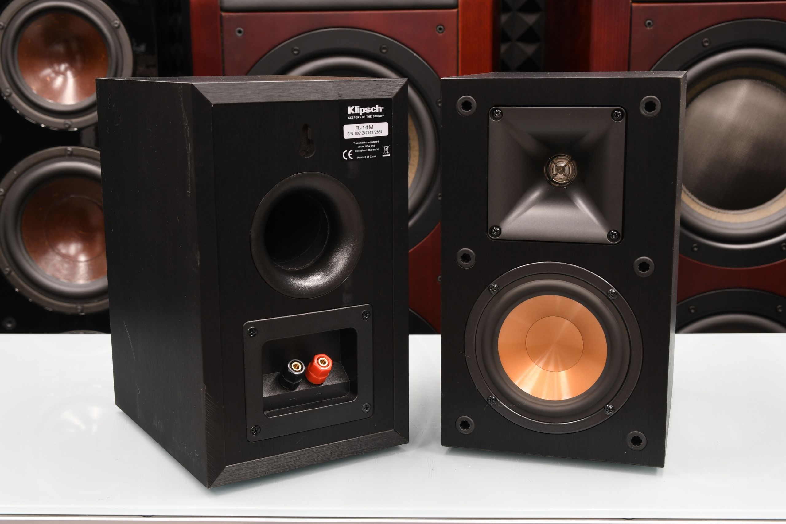 kolumny podstawkowe głośniki Monitory stereo Klipsch R-14M